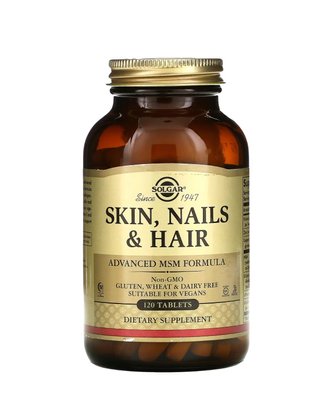 Вітаміни для волосся, шкіри, нігтів Solgar Skin Nails (120 tabs) 253 фото