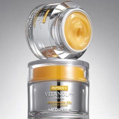 Крем для обличчя з пептидами і комплексом вітанолу Medi-Peel Peptide 9 Vitanol Cream Pro 50ml 973 фото